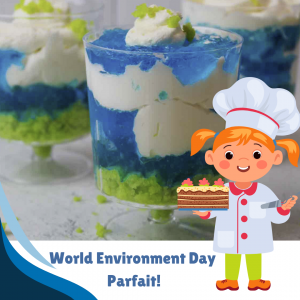 The world parfait is a great way to educate your kids on keeping their planet healthy.