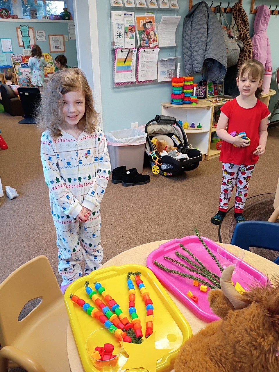 Ellowyn and friend at play